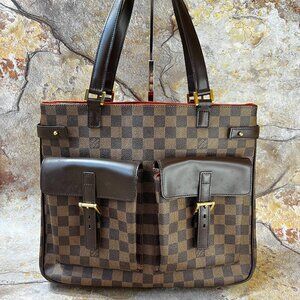 Louis Vuitton Uzes Shoulder Bag Damier Brown Tote Bag N51128